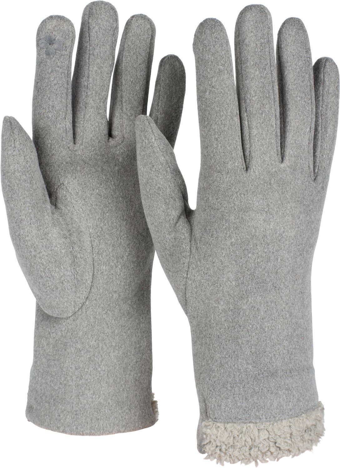 styleBREAKER Fleecehandschuhe Touchscreen Handschuhe Teddyfell (1-St) günstig online kaufen