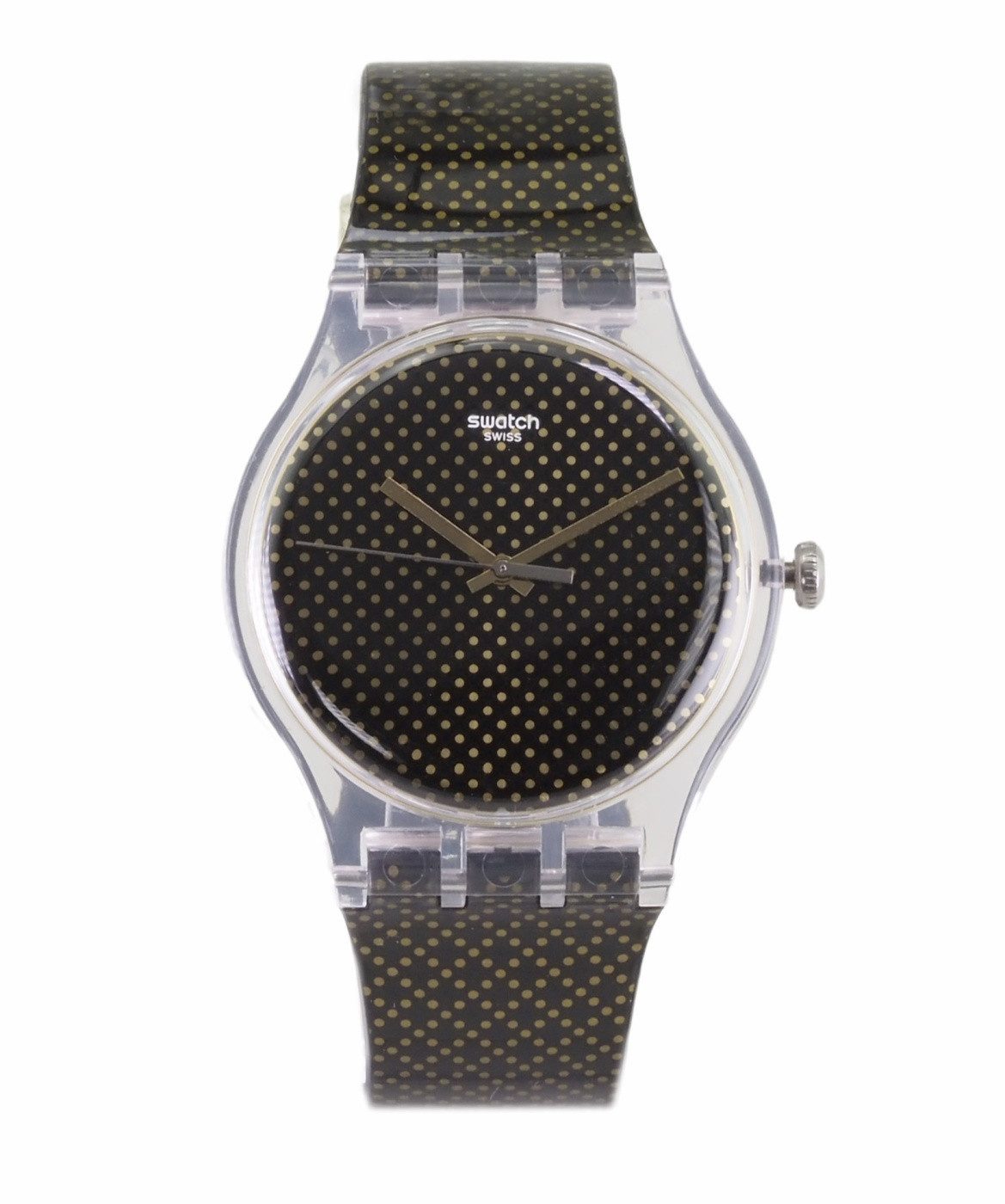 Swatch Quarzuhr Swatch Damen Herren Quarz Uhr SUOK119 Gridlight X12