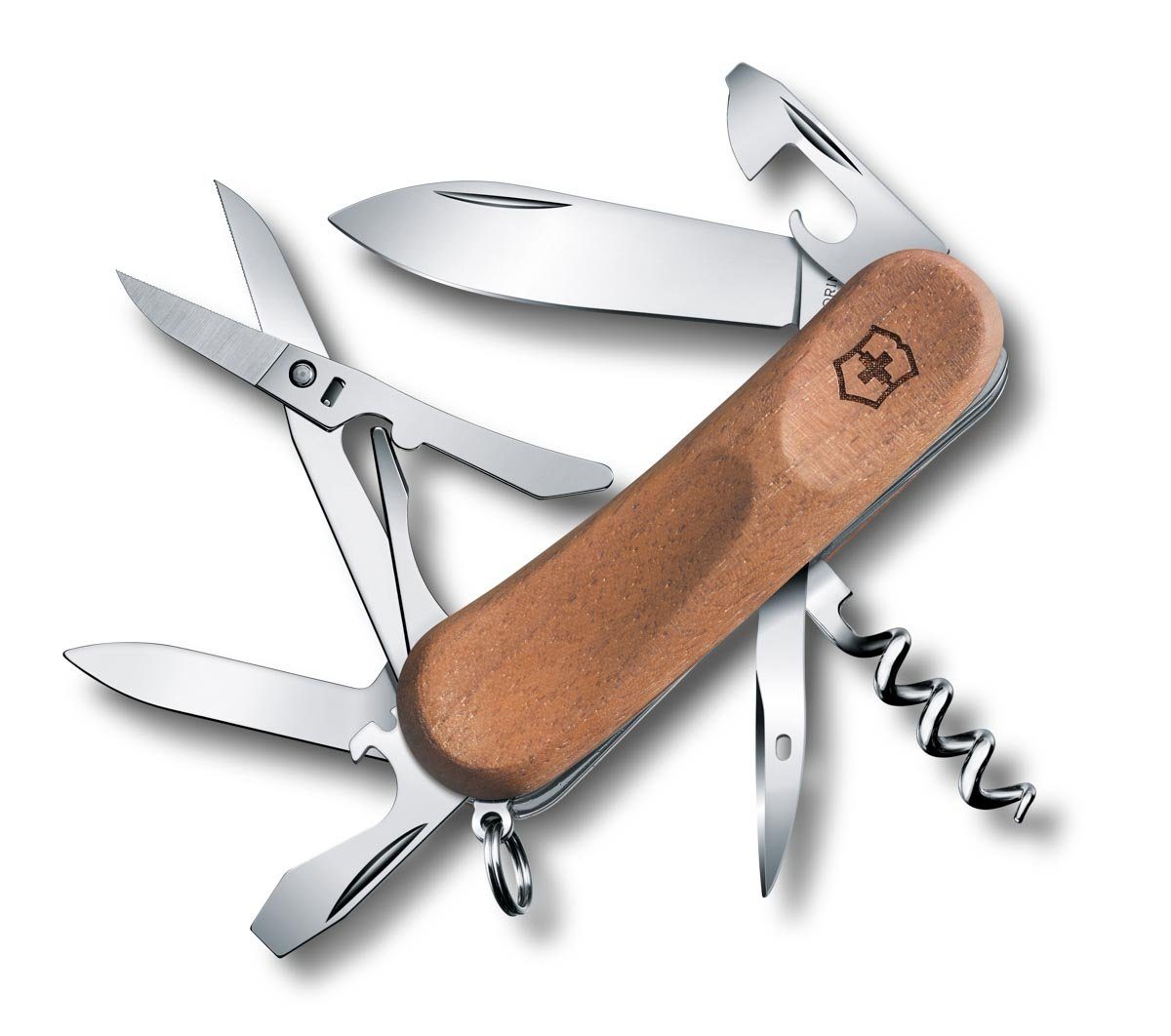 Evolution 14 Wood, mm, Victorinox braun 85 Taschenmesser