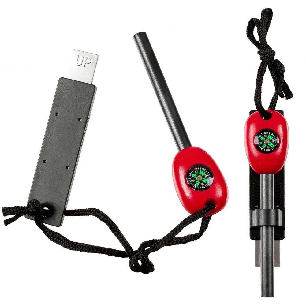 MFH Stabanzünder Feuerstarter, Zündstein, mit Kompass (Packung), mit Kompass