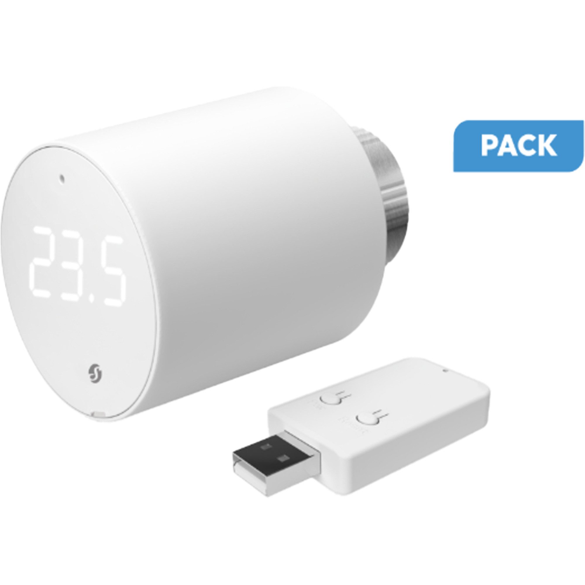 Shelly Heizkörperthermostat Shelly BLU TRV + BLU Gateway Gen. 3