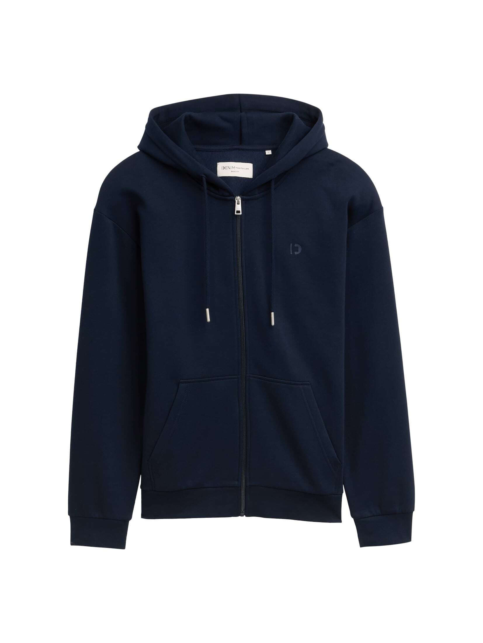 TOM TAILOR Denim Sweatjacke Strick & Sweatshirts Hoodie Sweatjacke mit Logo günstig online kaufen