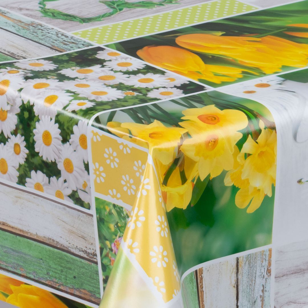 laro Tischdecke laro Wachstuch-Tischdecke Wachstischdecke Gartentischdecke – Bild 5 von 5
