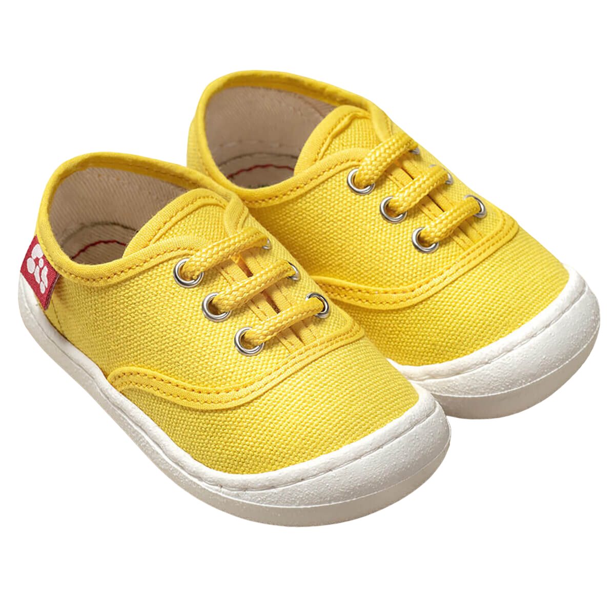 POLOLO Pepe, Gelb Kinderschuhe Vegane Sneaker