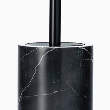 houseproud WC-Reinigungsbürste Marquina Toilettenbürste mit Behälter aus schwarzem Marmor