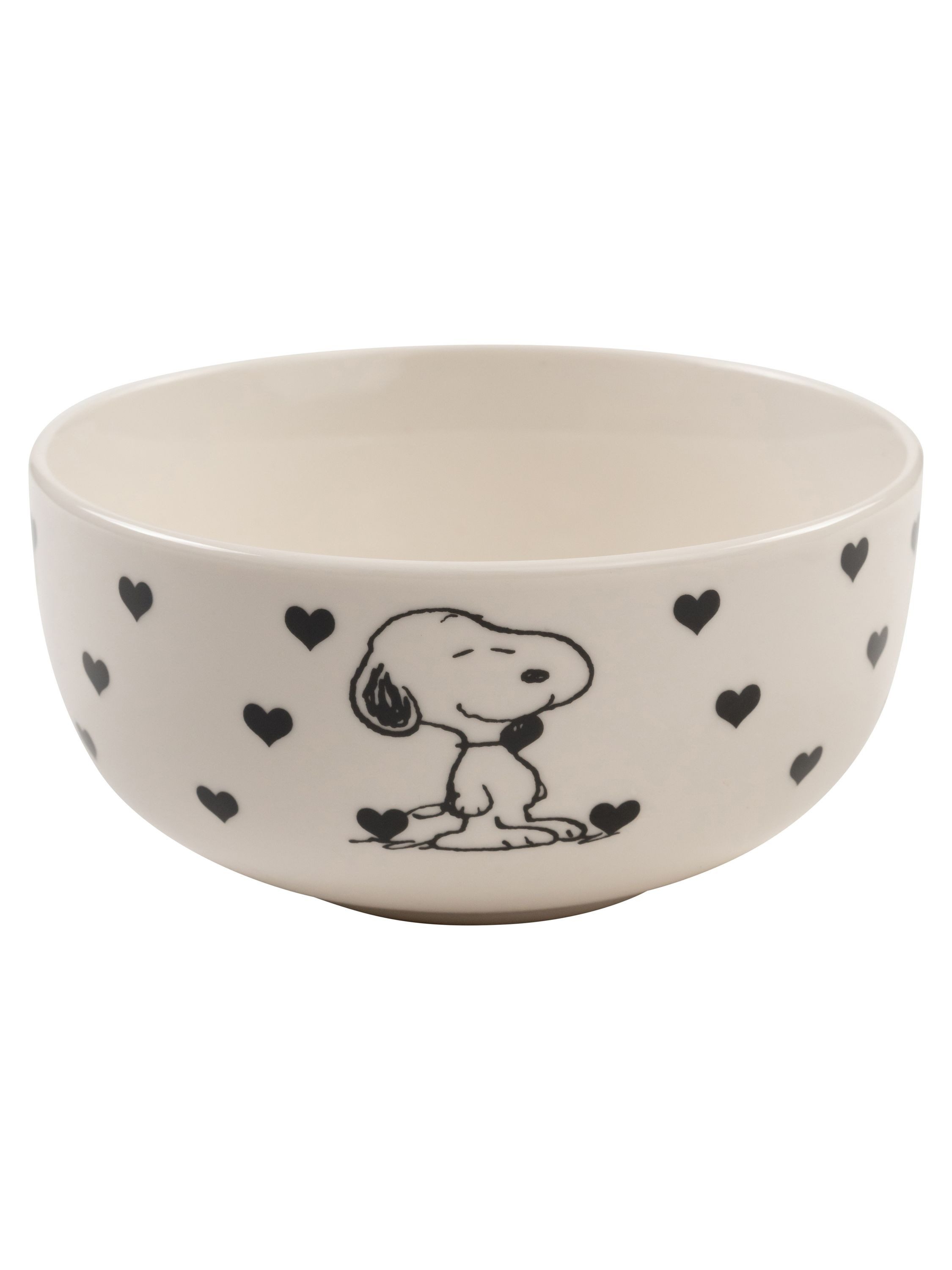 United Labels® Frühstücks-Geschirrset Peanuts Snoopy - yumm yumm -3-tlg., 1 Personen, Porzellan – Bild 5 von 5