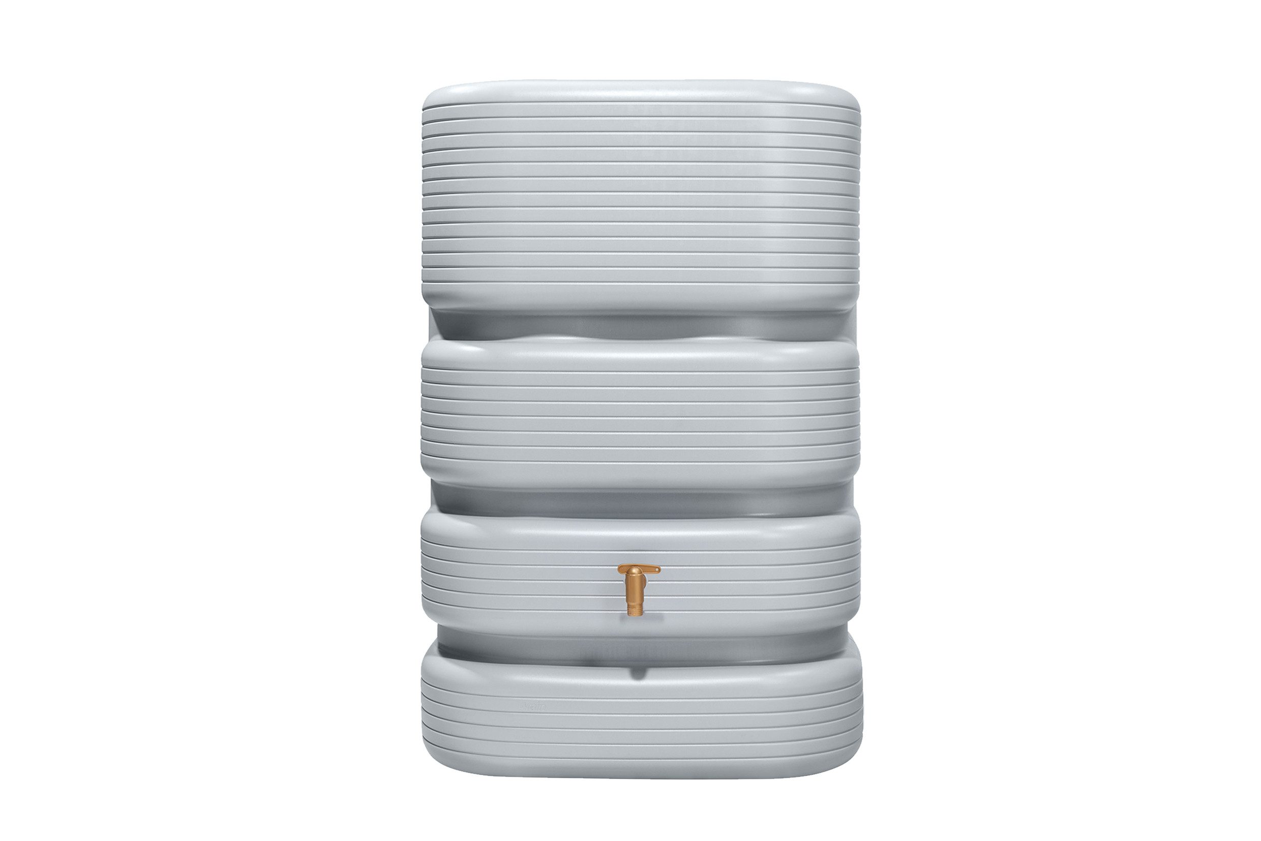 4rain Regentonne QUADRO Wandtank 500 Liter betongrau