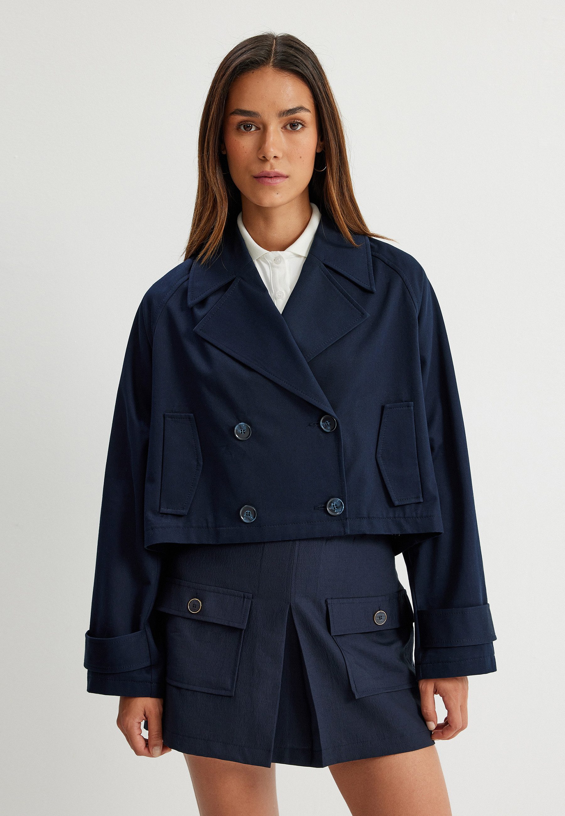 Koton Trenchcoat Regular Mit Knöpfen