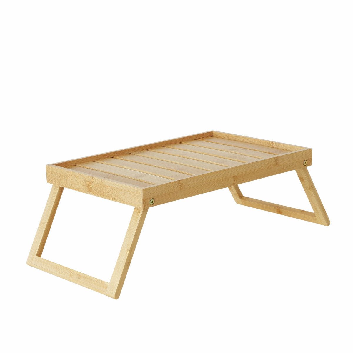 BOLTZE GRUPPE GmbH Tablett Frühstückstablett mit Beinen GOBI, 66 x 31,5 cm, Bambus
