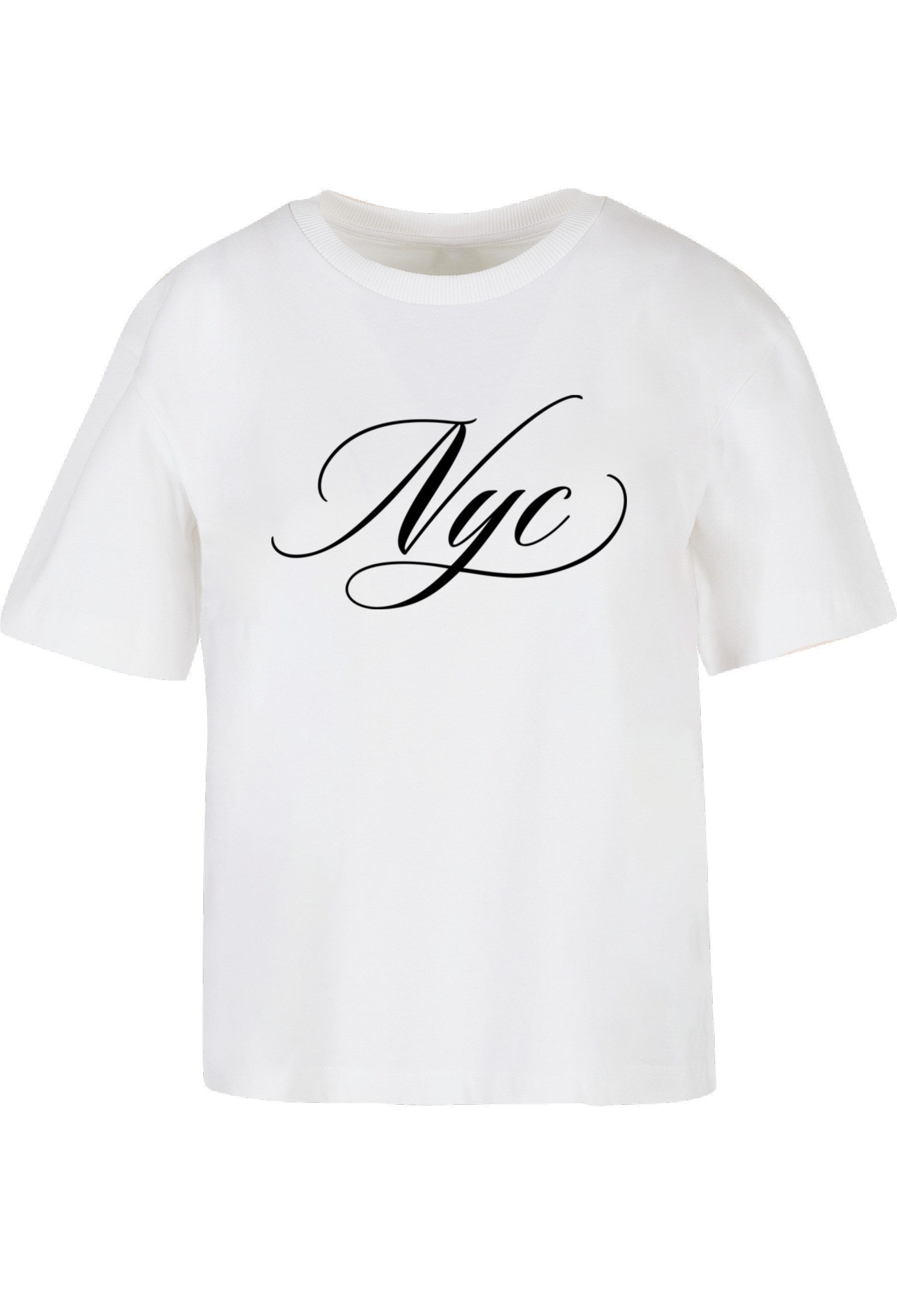T-Shirt Miss Tee NYC Calligraphy Letters Tee