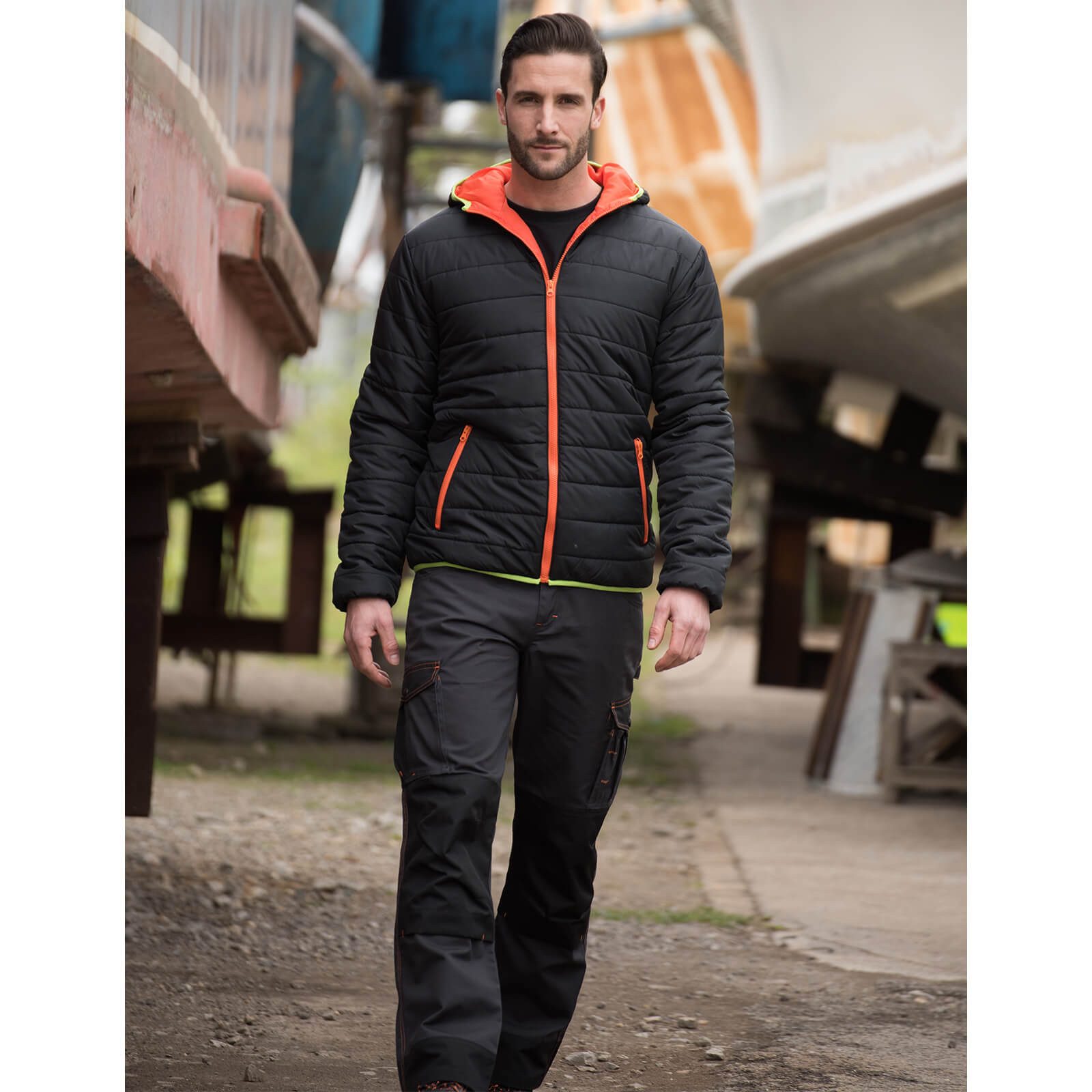 Terrax Workwear Arbeitshose Herren Arbeitshose mit integriertem Gürtel - Bu günstig online kaufen