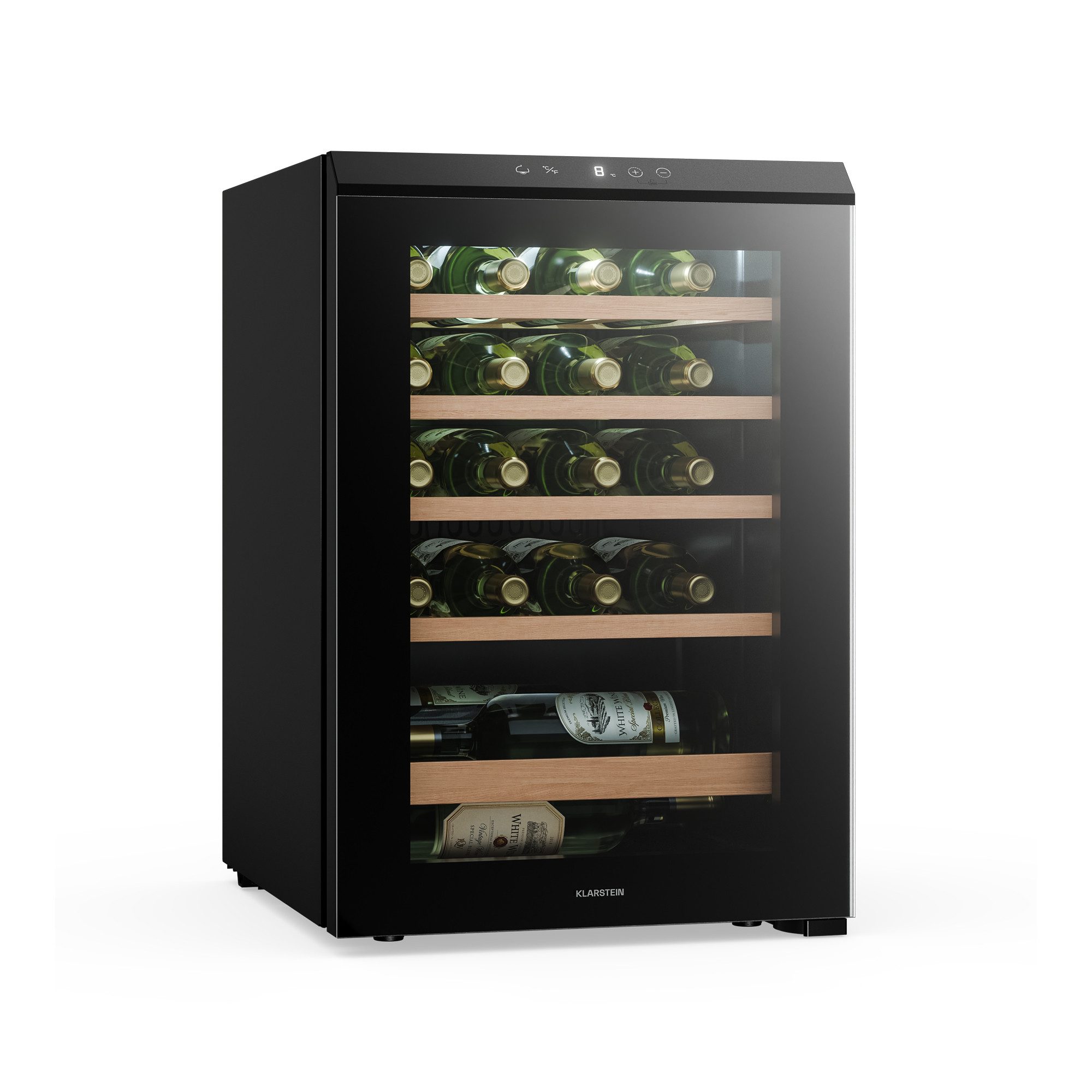 Klarstein Weinkühlschrank Bevora, für 20 Standardflaschen á 0,75l