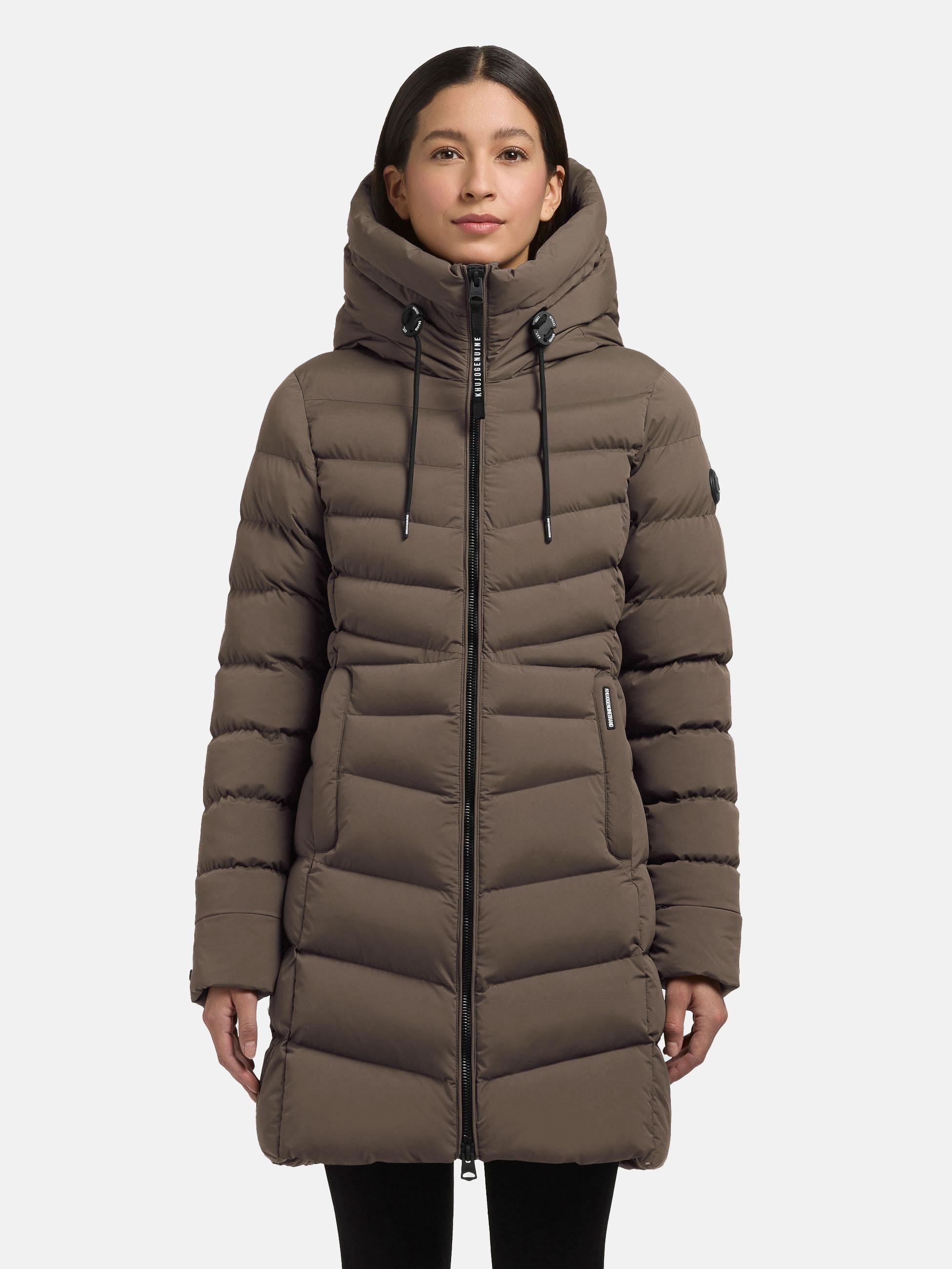 khujo Steppmantel Tuhani5 Formschöner langer Damen günstig online kaufen