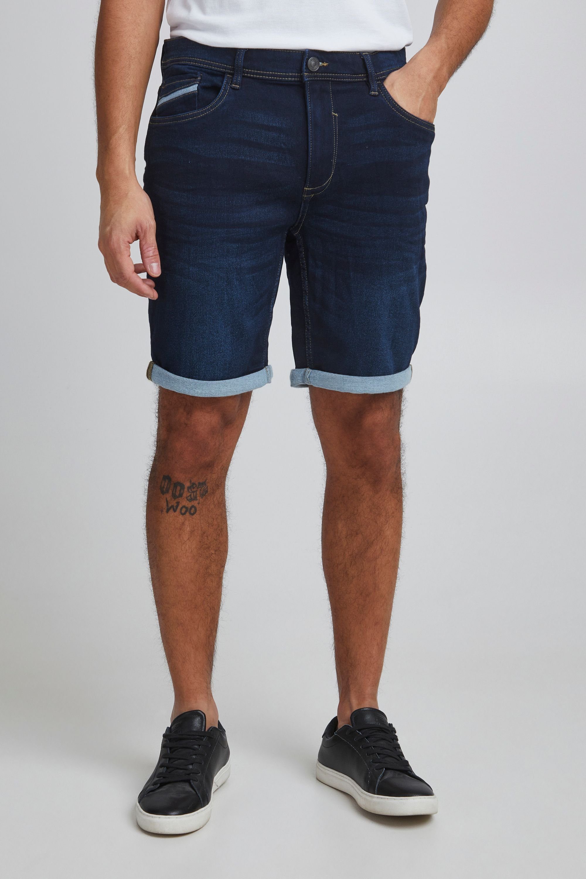 11 PRBernd Project blue Denim Jeansshorts dark Project 11