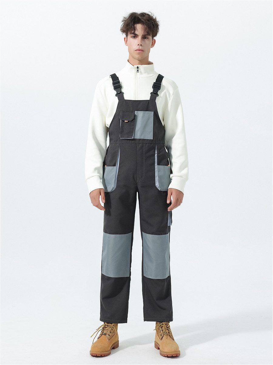 YOUTHUP Latzhose Herren Arbeits-Latzhose robust und strapazierfähig