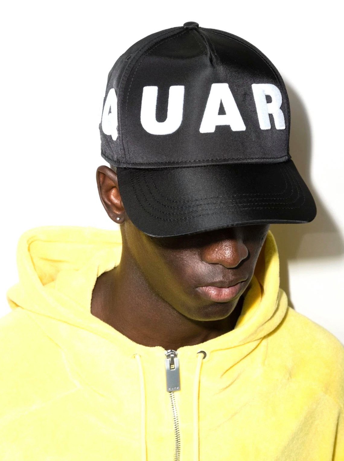 Dsquared2 Baseball Cap All-Over Logo Cap Maple Leaf Kappe Basebalkappe Schriftzug mit 3D-Stickerei,Maple-Leaf-Patch