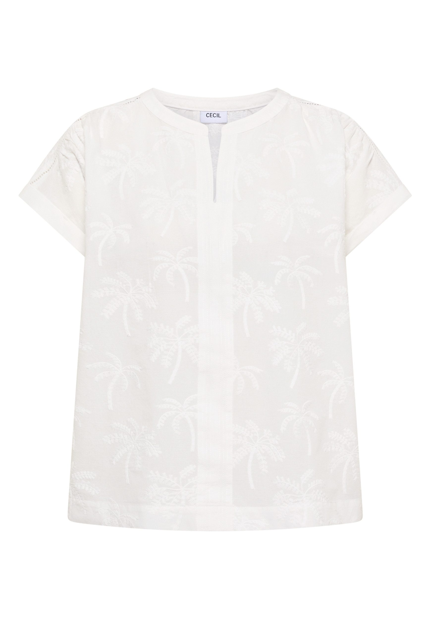 CECIL Blusenshirt Solid Embroidery Blouse