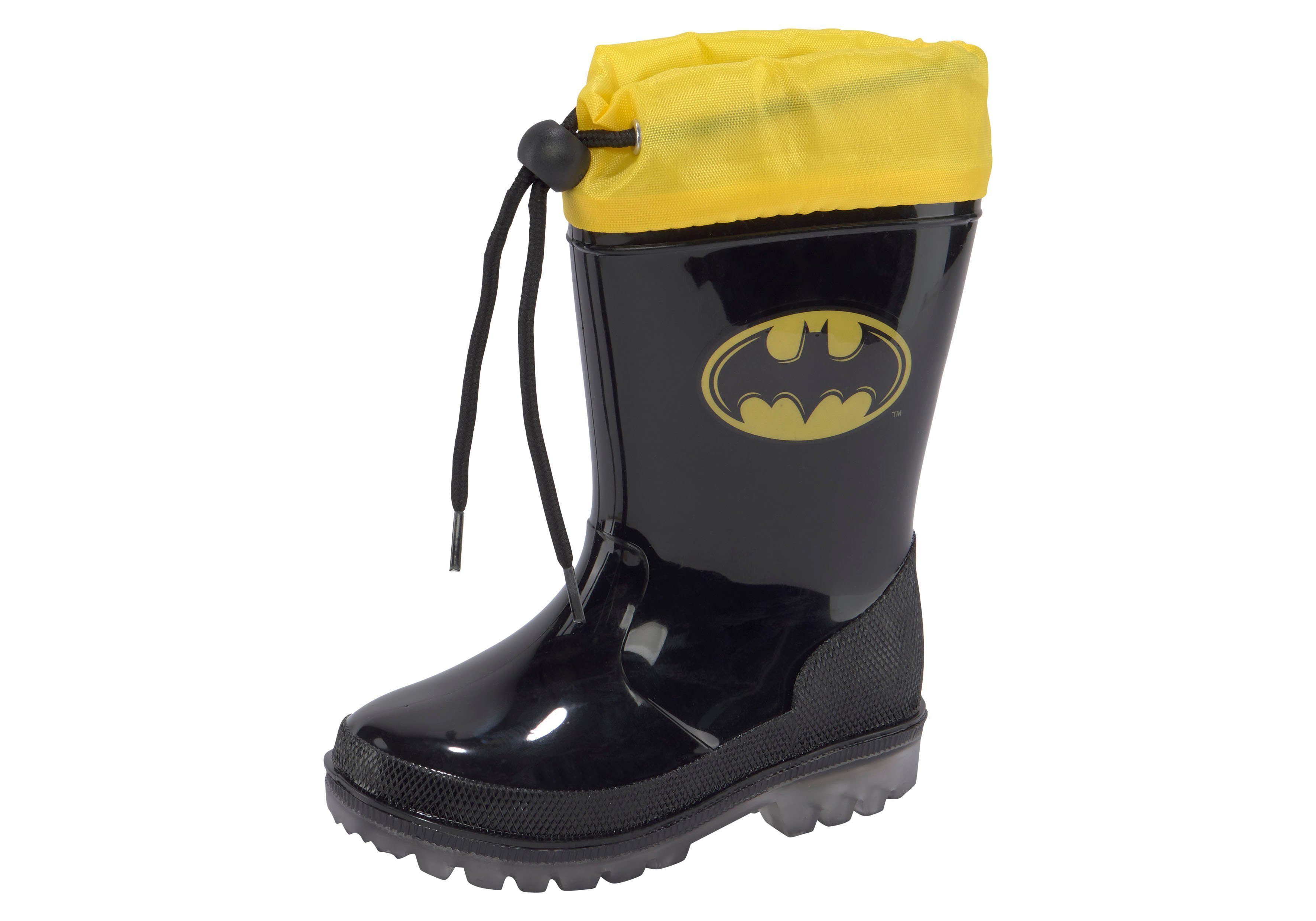 Disney Batman Gummistiefel mit cooler Blinkfunktion in der Sohle