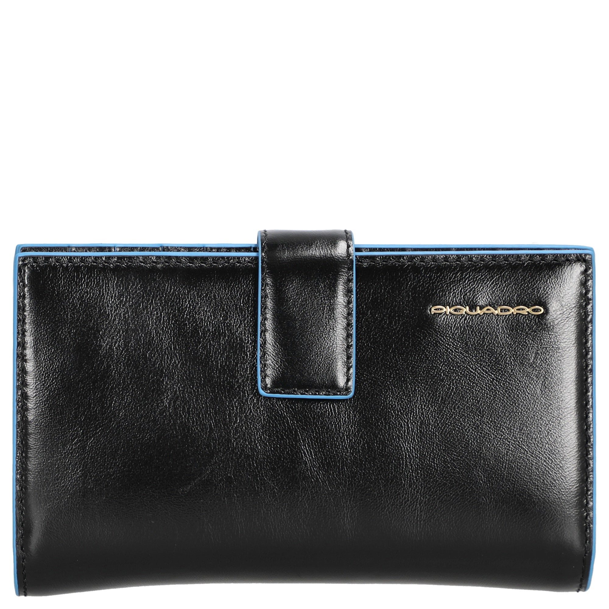 Piquadro Geldbörse Blue Square - Damengeldbörse 12cc 15.5 cm (black)