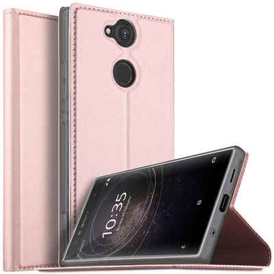 CoolGadget Handyhülle Magnet Case Handy Tasche für Sony Xperia XA2 5,2 Zoll, Hülle Klapphülle Ultra Slim Flip Cover für Sony XA2 Schutzhülle
