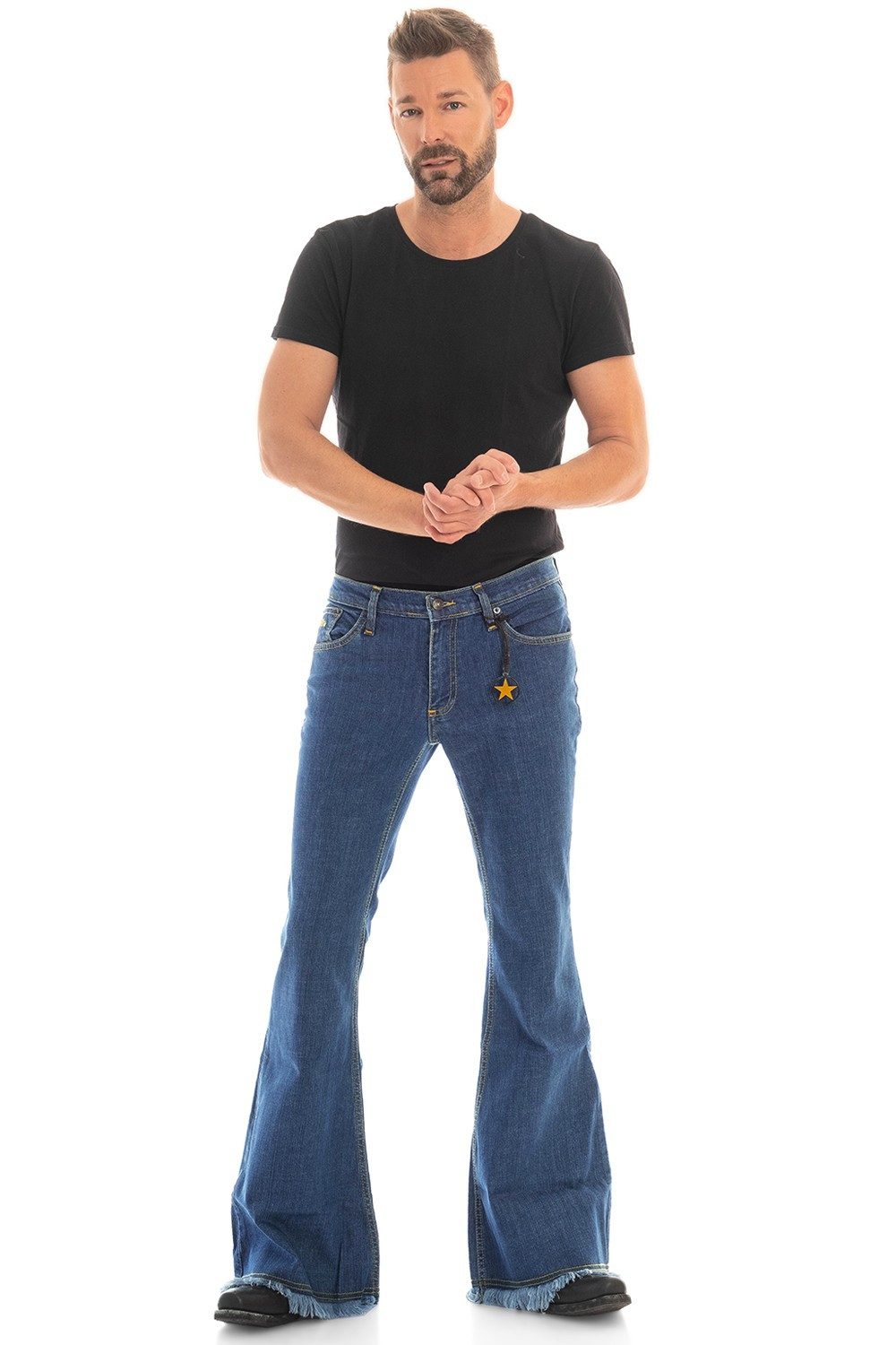 Schlagjeans Herren STAR EASY FRINGS