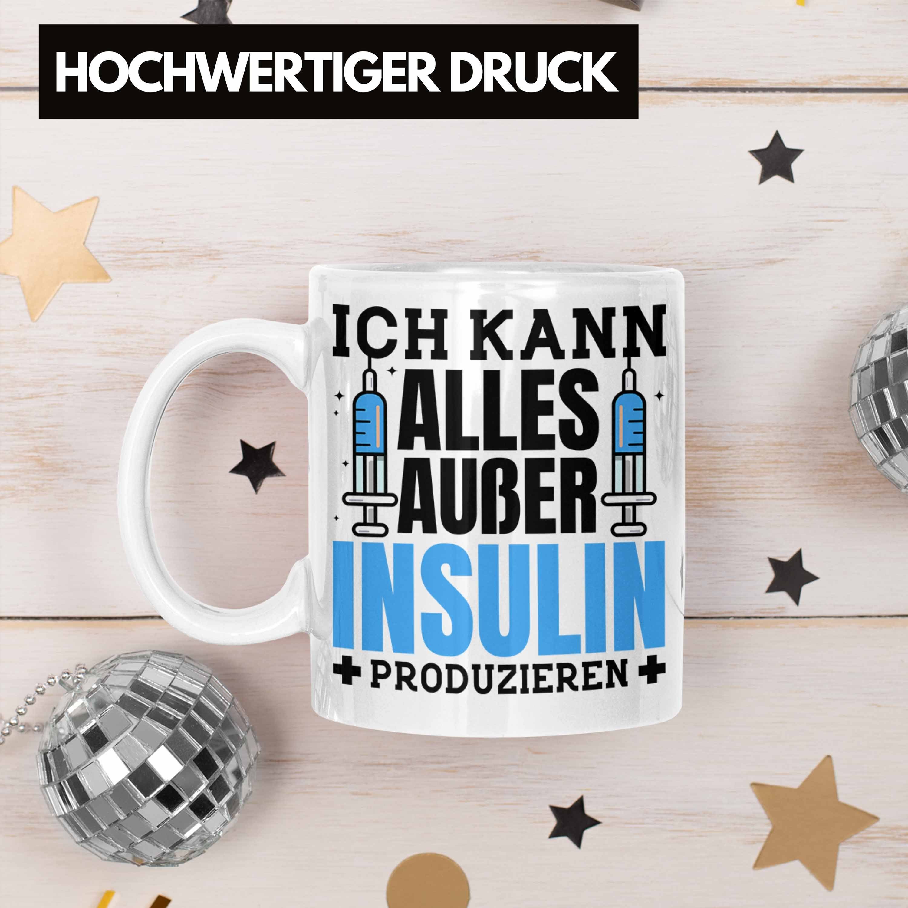 Patient Diabetiker Trendation Trendation Spruch Geschenk Weiss Lustiger Zucker Diabetis Tasse - Tasse