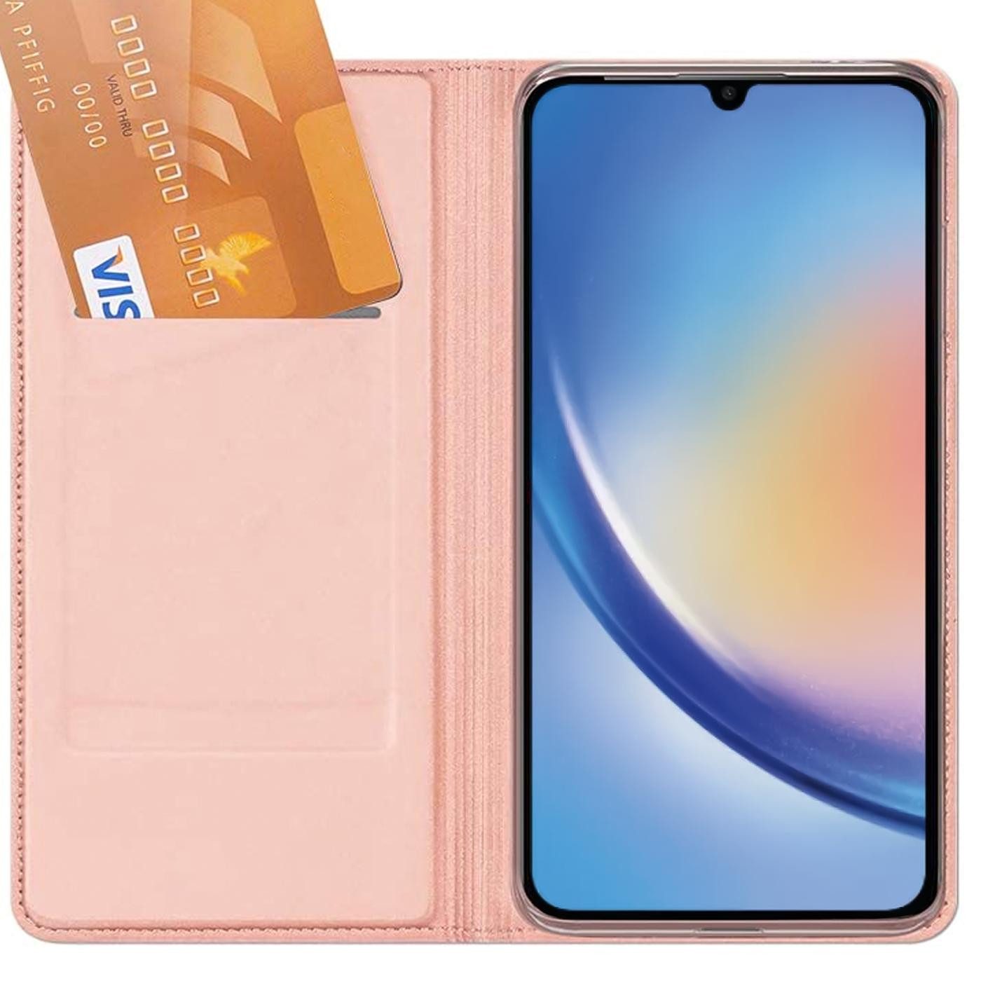 CoolGadget Handyhülle Klapptasche Wallet Kartenfach für Samsung Galaxy A37 5G, Ultra Slim Flip Case Hülle Klapphülle Cover Schutzhülle – Bild 5 von 5