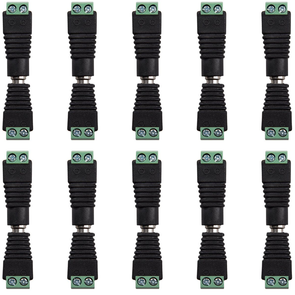 kwmobile DC Stromkabel, Adapter & Set cm) - Steckverbindung Stecker (3,80 Buchse Stromkabel 10x