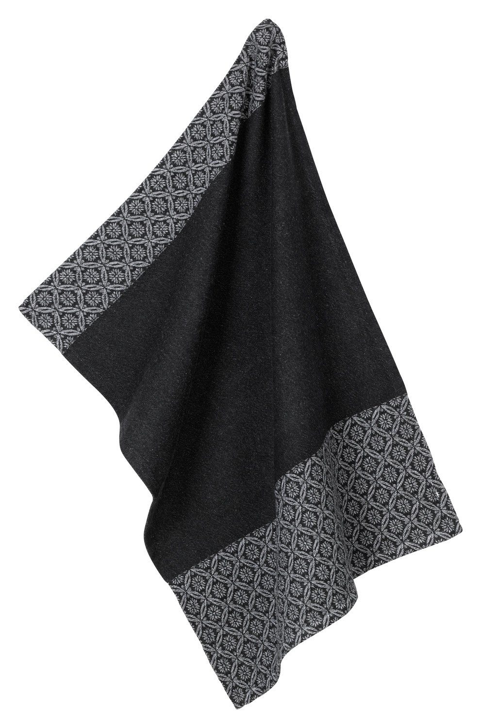 kela Geschirrtuch GIANNA, Schwarz, Grau, B 50 cm x L 70 cm
