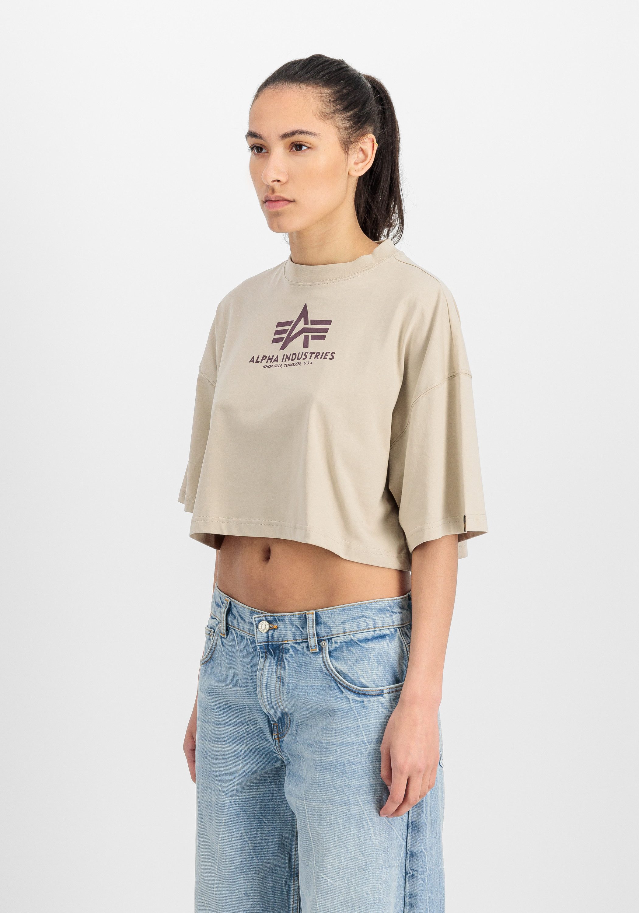 Alpha Industries T-Shirt Basic T-Shirt BL Cropped PP W günstig online kaufen