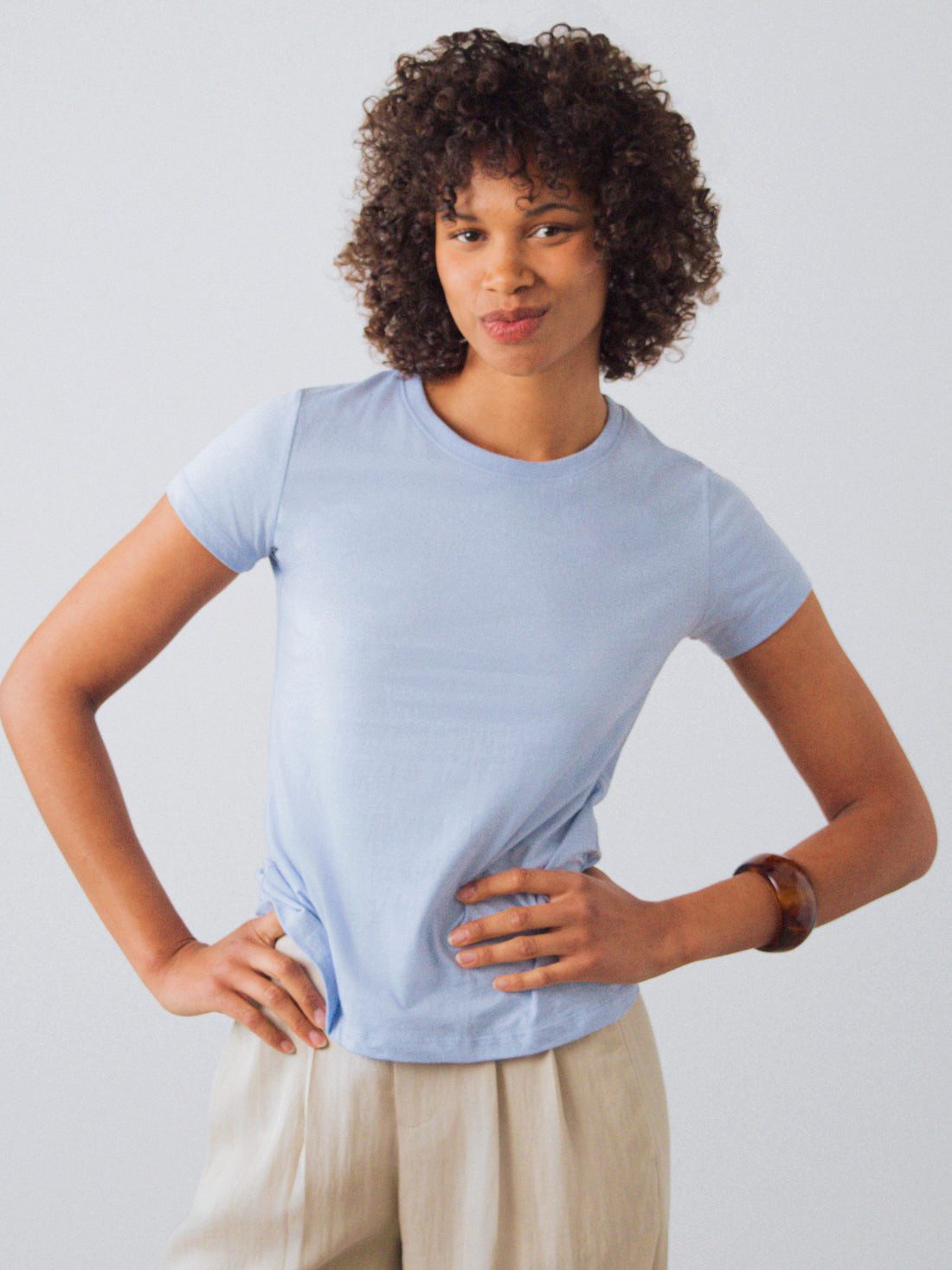 HONEST BASICS T-Shirt Frauen Basic aus Bio- und recycelter Baumwolle