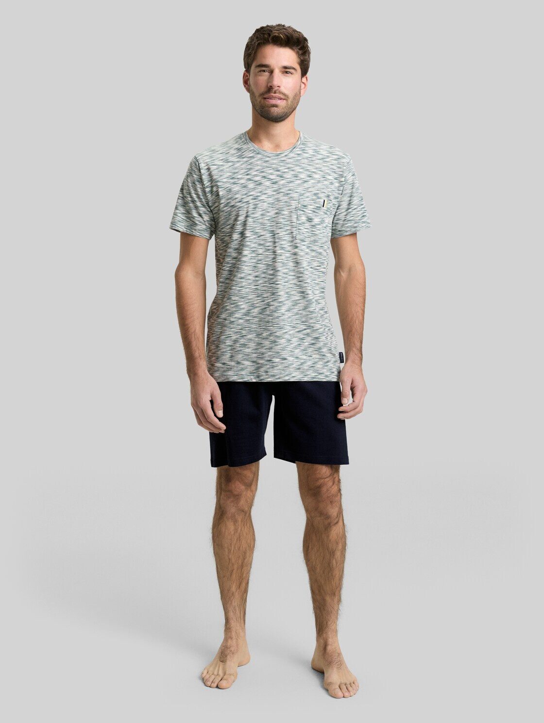 TOM TAILOR Boxershorts Unterwäsche (im Set) Pyjama-Set mit Muster