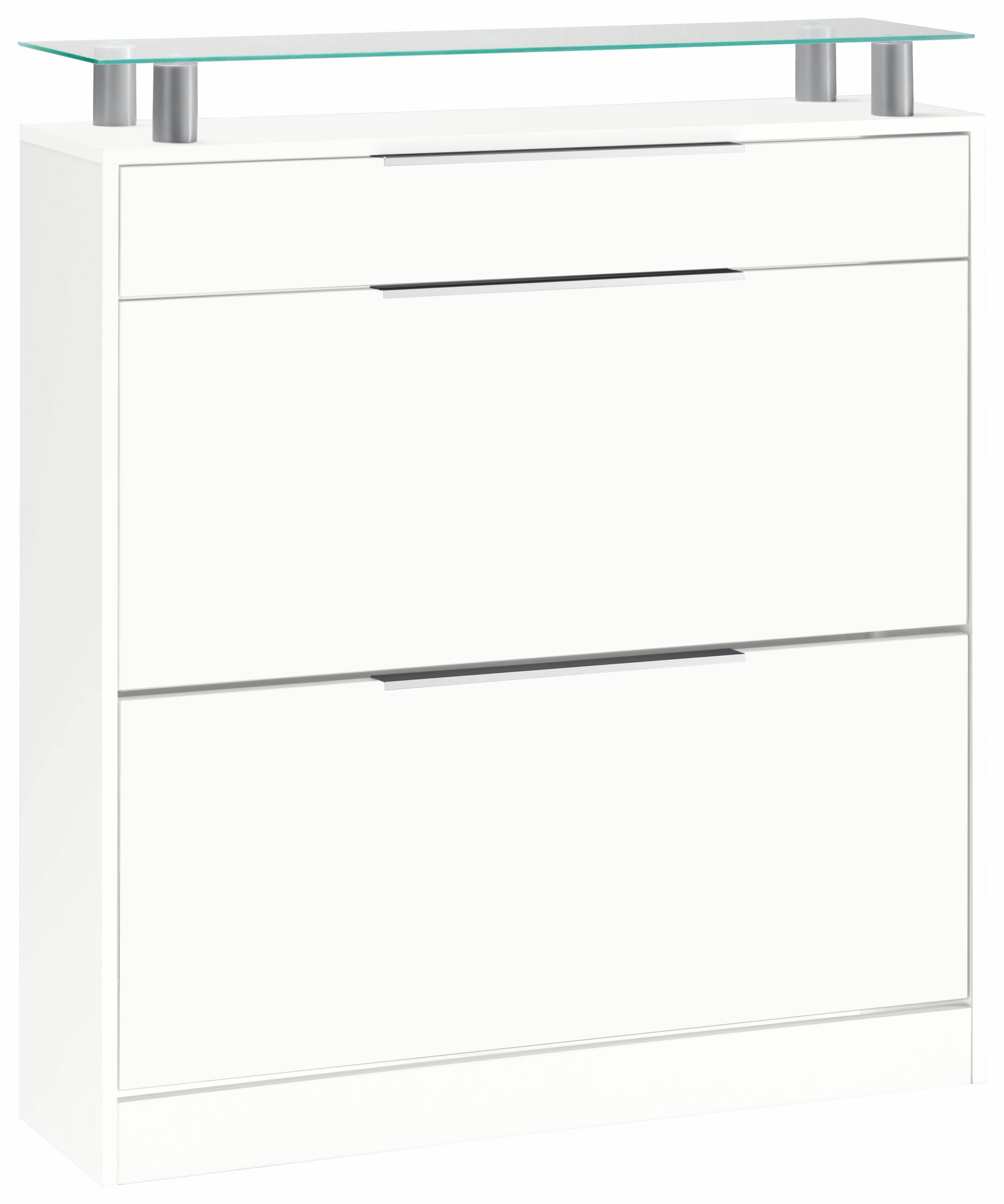 borchardt Möbel Schuhschrank Oliva Breite 89 cm, stehend, mit 2 Doppeltrommeln und 1 Schubkasten
