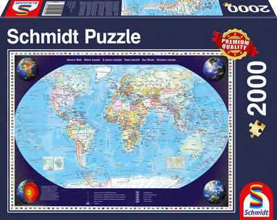 Schmidt Spiele Puzzle Unsere Welt, 2000 Puzzleteile