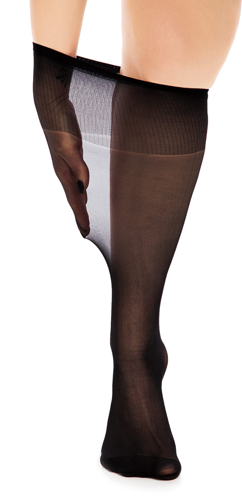 GLAMORY Feinstrümpfe My Size (Set, 2-Paar) extraweit, elastisch