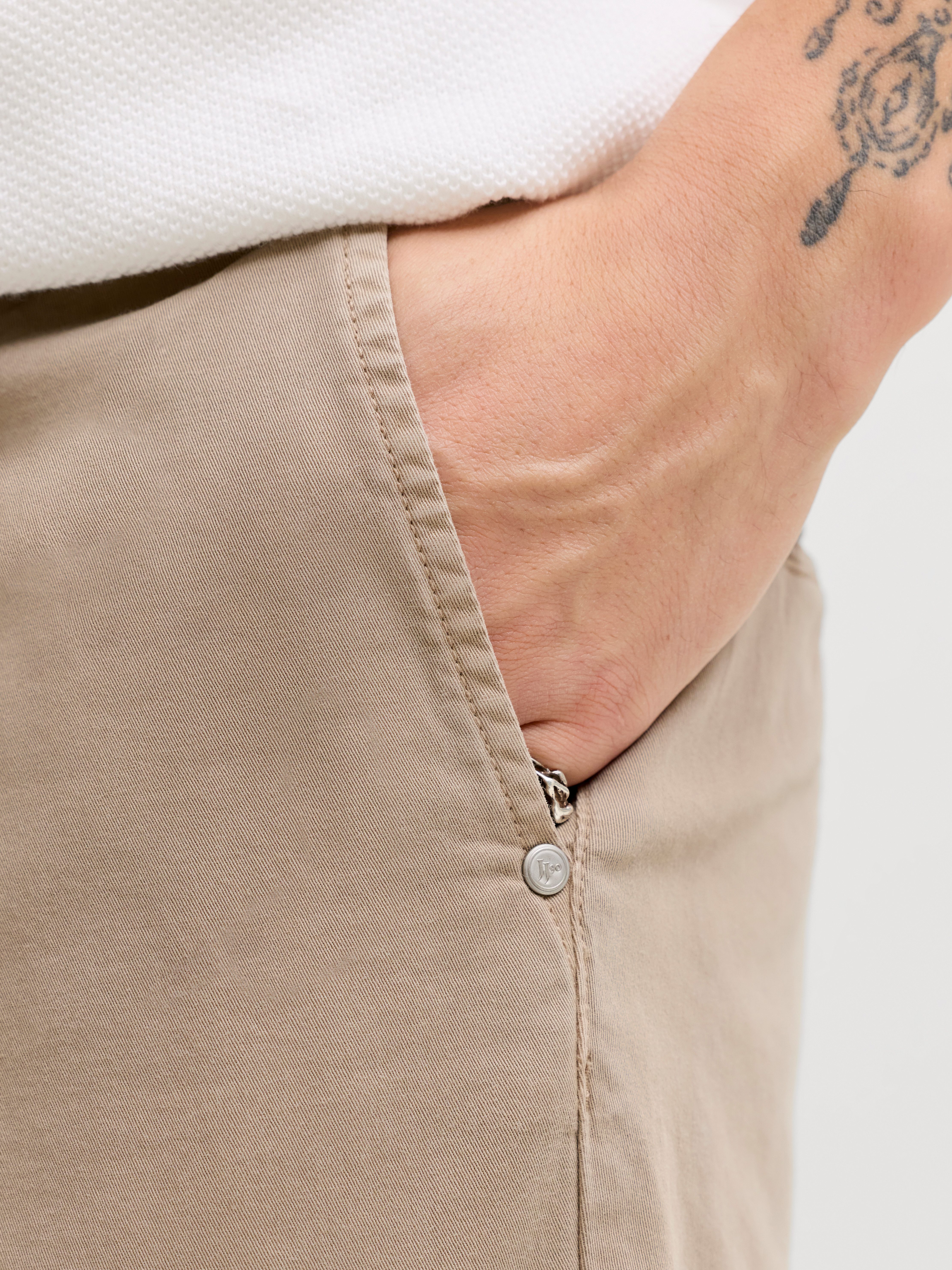 Jack & Jones Chinohose JPSTOLLIE VANCE CHINO NOOS Baumwollmischung, normal geschnitten