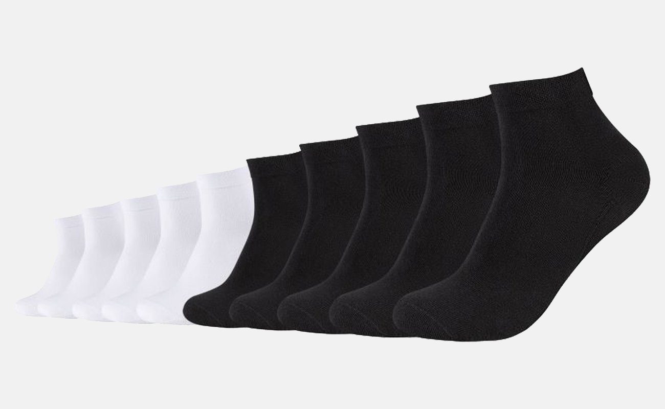 Camano Kurzsocken Unisex Socken Ca-Soft Organic Cotton Quarter (10-Paar) Regularsocken aus pflegeleichter Baumwollmischung – Bild 2 von 2