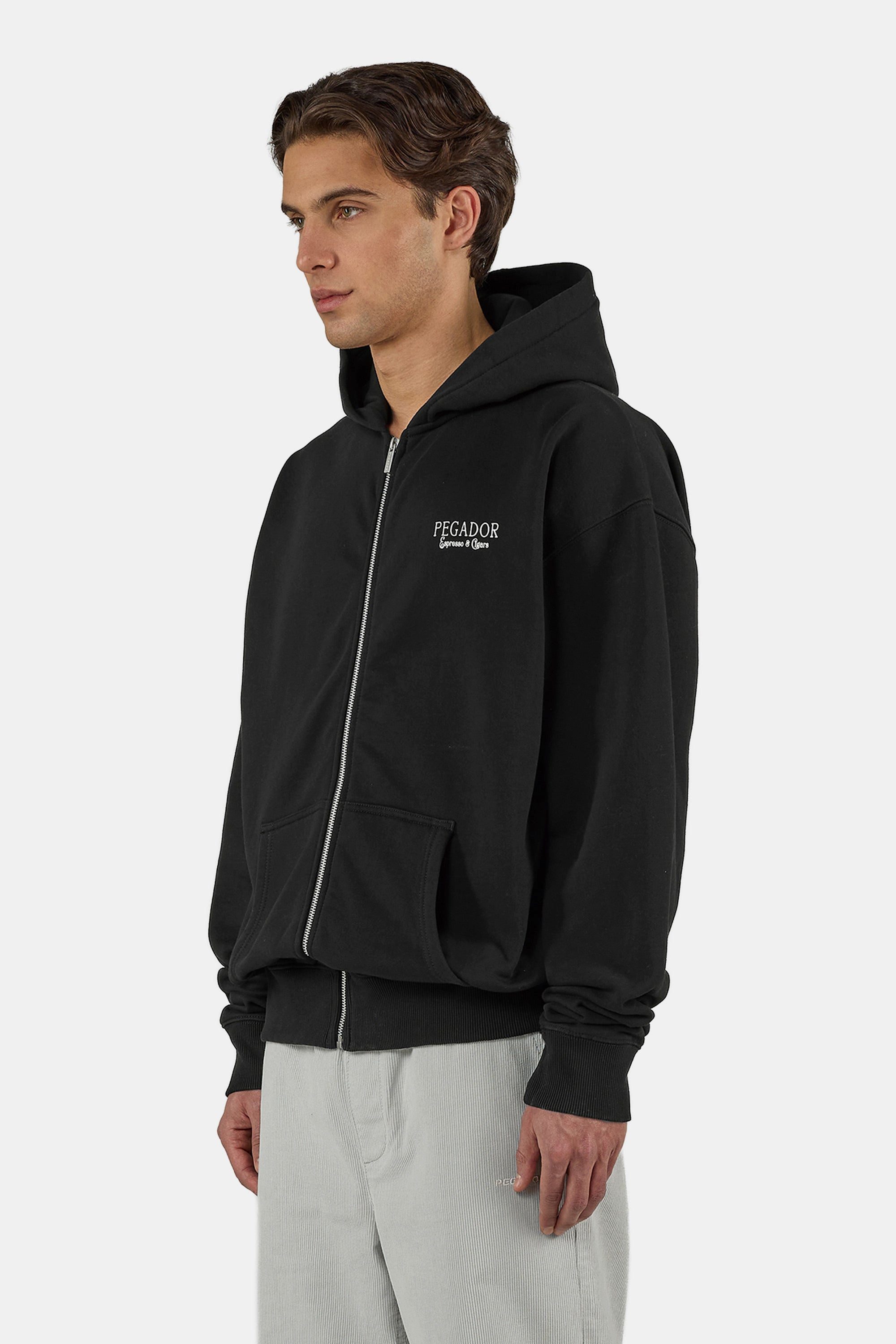 PEGADOR Kapuzensweatjacke Dragor Oversized Sweat Jacket Baumwollmischung, oversize – Bild 2 von 5
