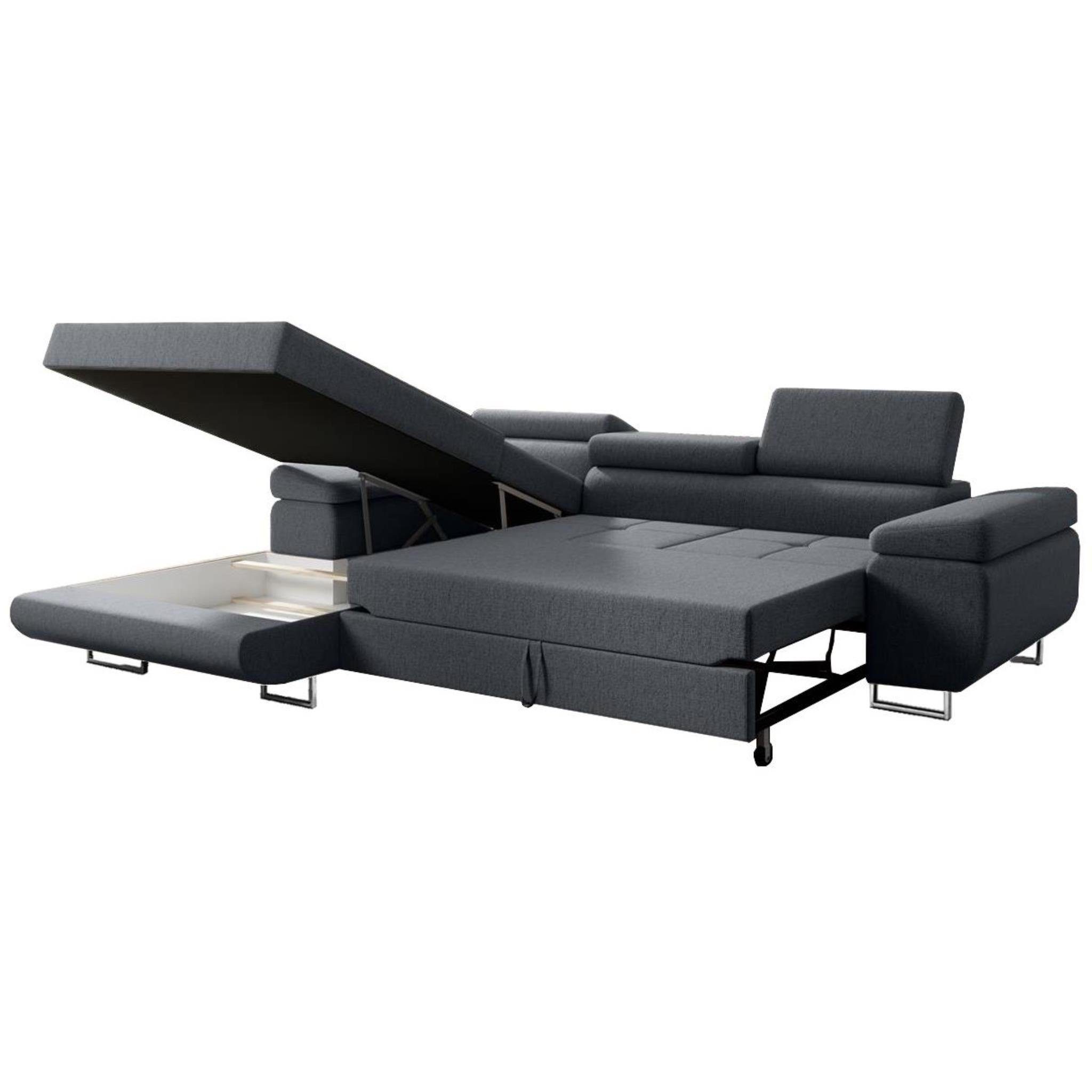 Beautysofa Ecksofa Alons mit Schlaffunktion auf günstig online kaufen
