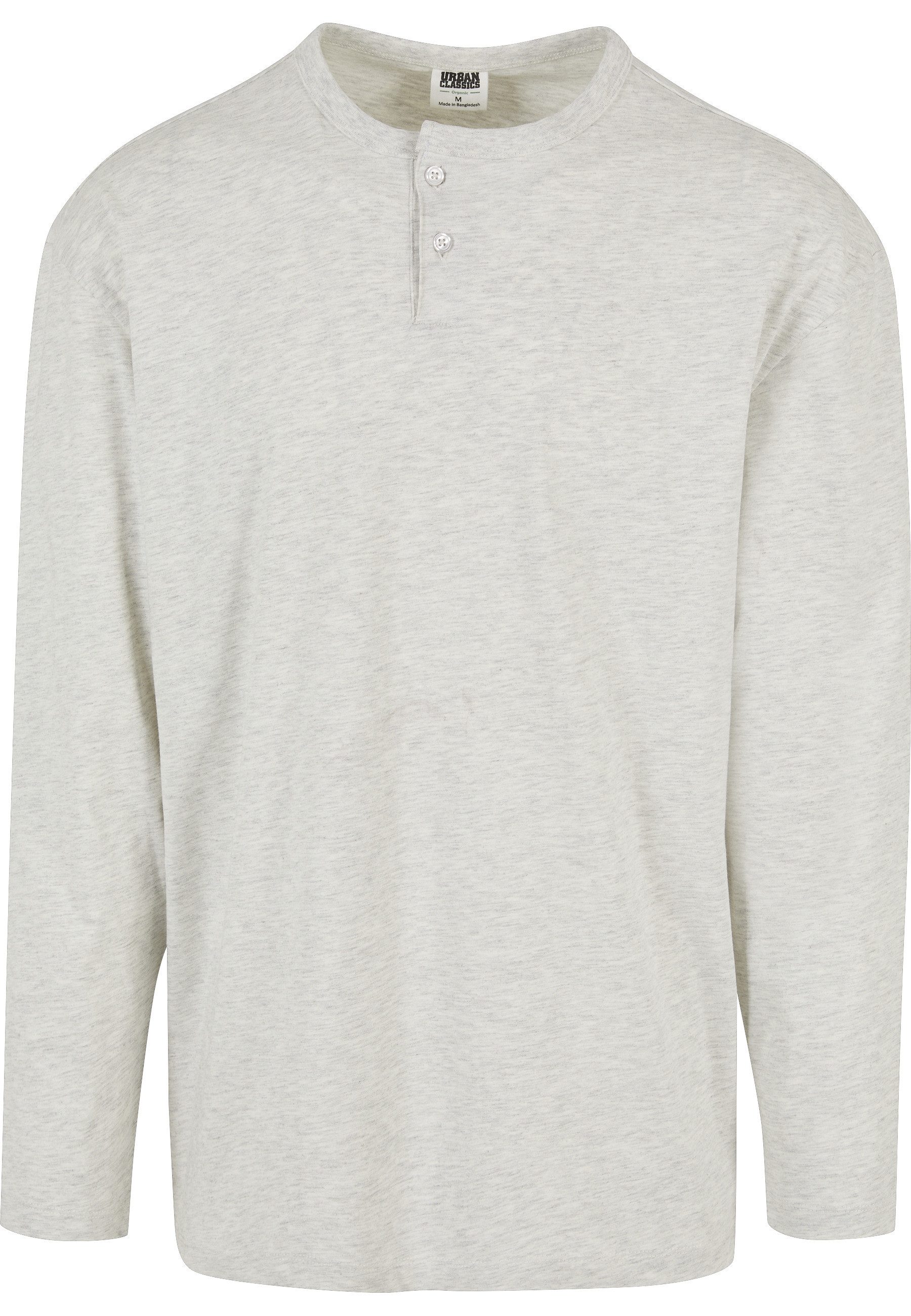 URBAN CLASSICS Longsleeve Urban Classics Herren Organic Oversized Henley Lo günstig online kaufen
