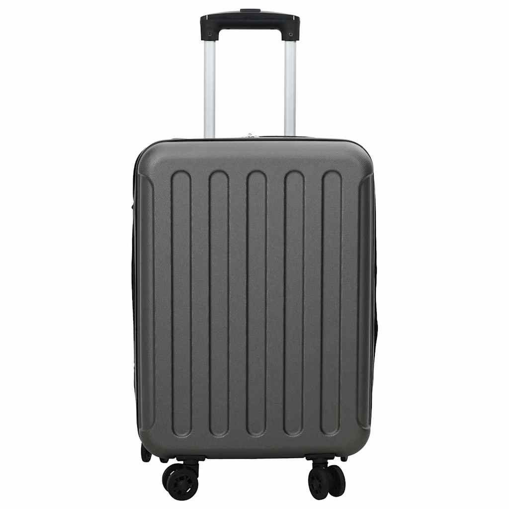 vidaXL Trolley Koffer mit Schloss Dunkelgrau 34 x 23 x 55,5 cm ABS Kunststoff