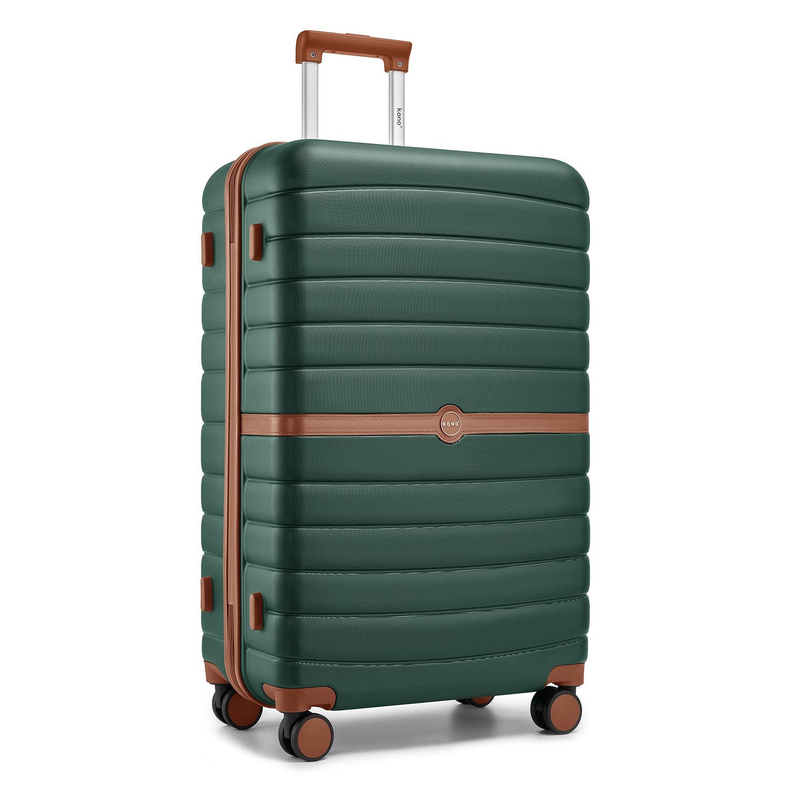 KONO Handgepäckkoffer Koffer Trolley ABS+PC Hartschalenkoffer