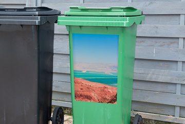MuchoWow Wandsticker Asien- Totes Meer- Jordanien (1 St), Mülleimer-aufkleber, Mülltonne, Sticker, Container, Abfalbehälter
