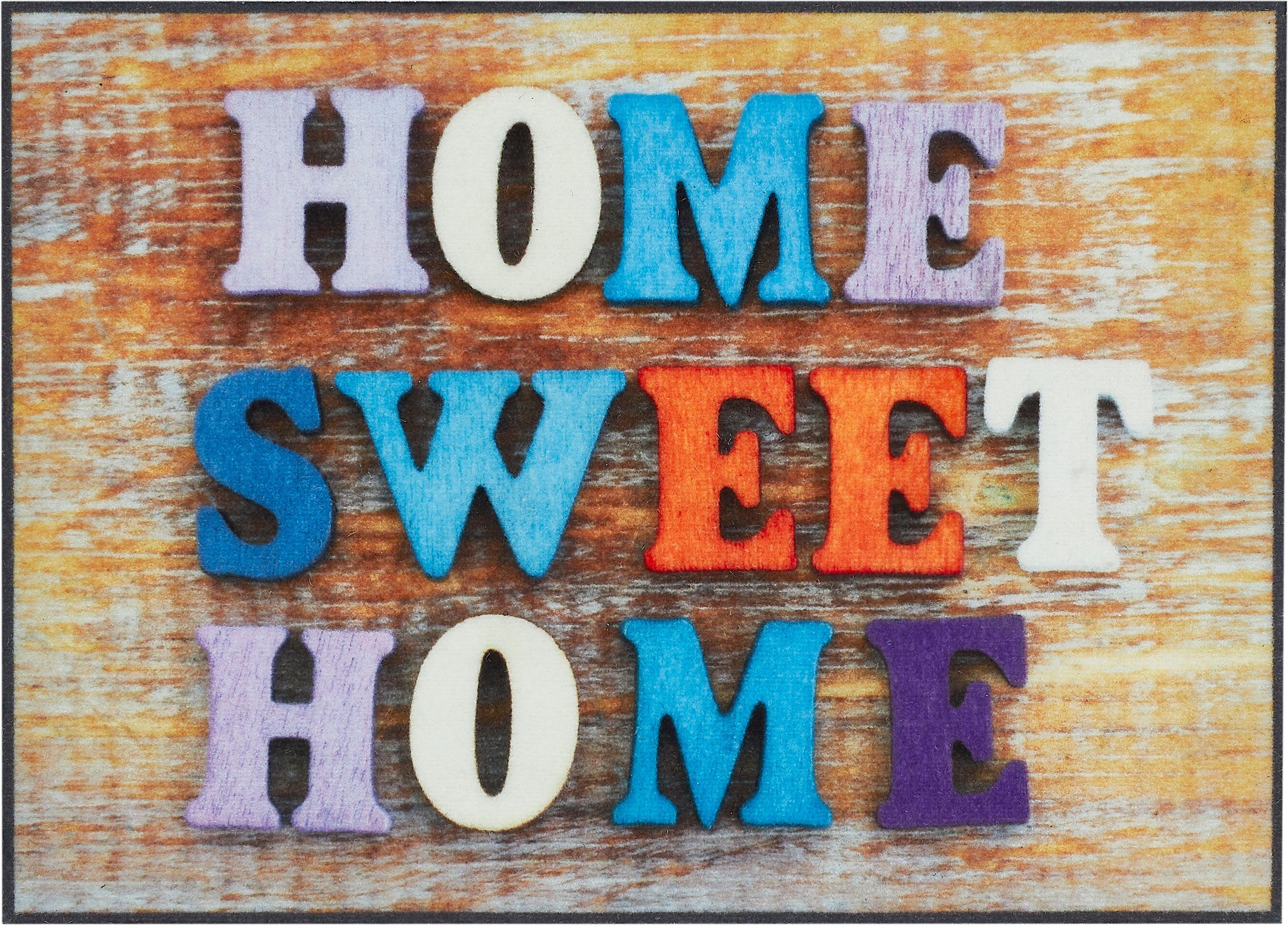 Home Andiamo, und verschiedene Modern, Sweet 6,5 mm, Outdoor Motive, multi, Fußmatte rechteckig, Höhe: Home Schmutzfangmatte, geeignet In-
