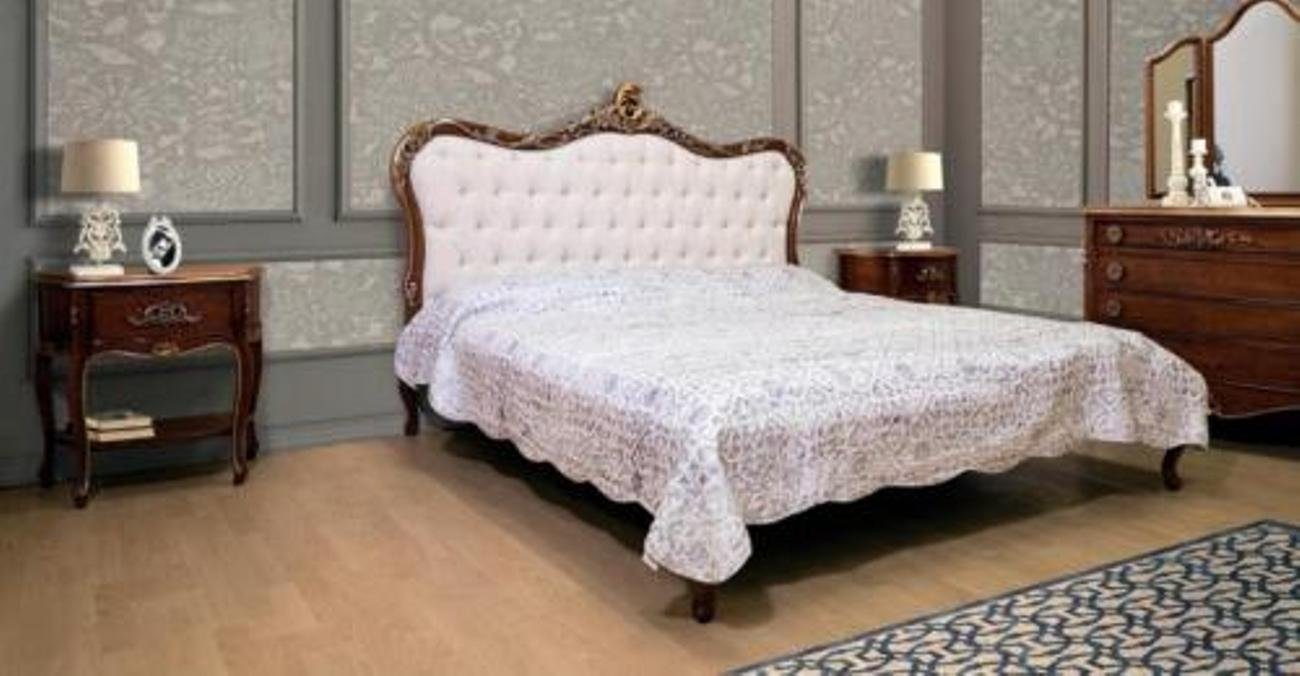 JVmoebel Schlafzimmer-Set, Bett Betten tlg. Neu 2x Modern Möbel 3 Nachttisch Set Luxus Design