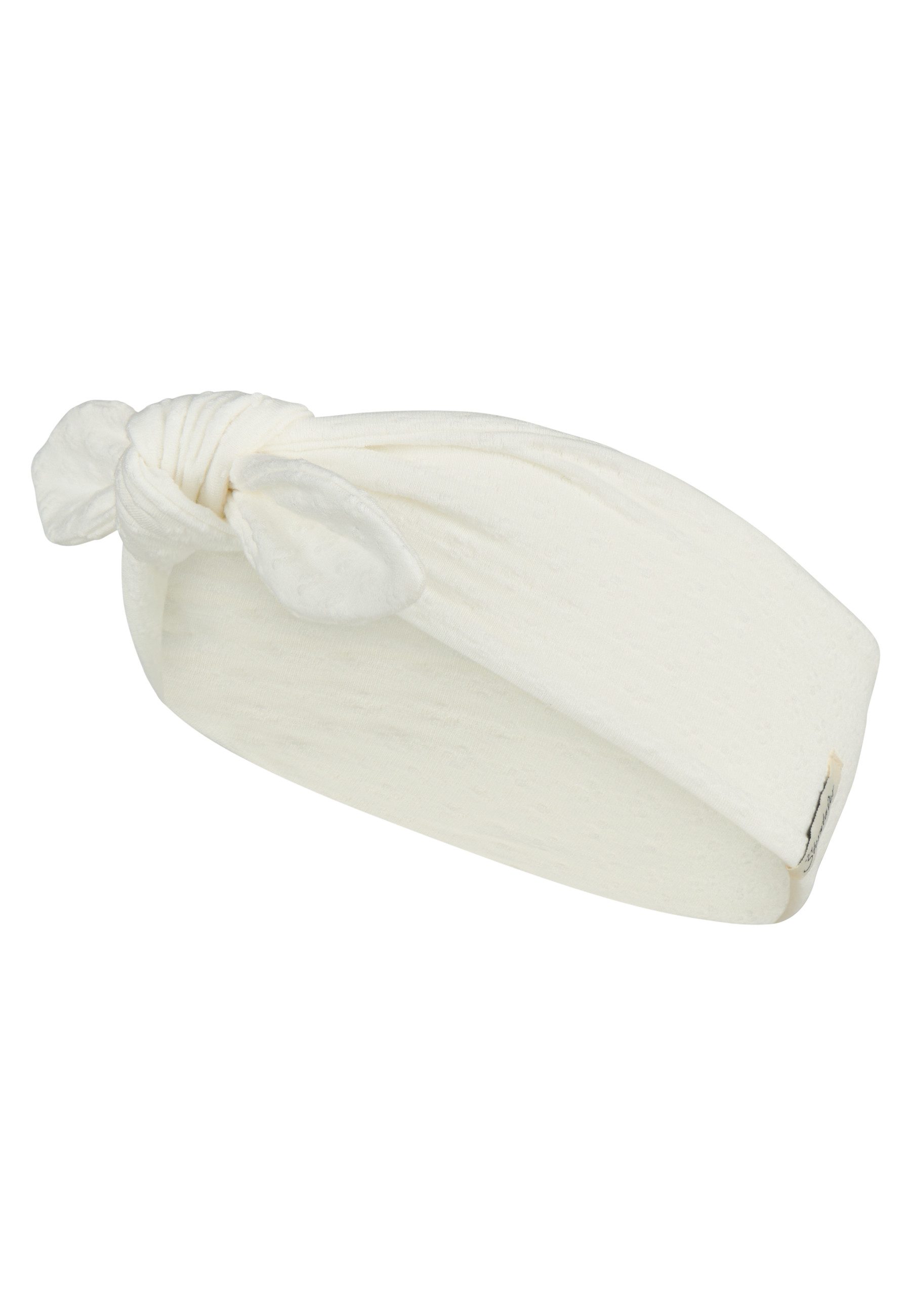 Sterntaler® Stirnband Stirnband Schleife (1-St) Stirnband mit Schleife aus strukturiertem Mischgewebe