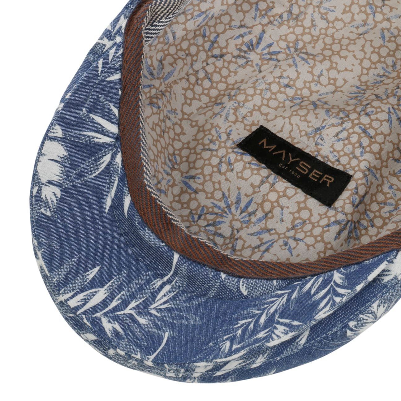 Mayser Flat Cap (1-St) Schirmmütze mit Schirm, Made in the EU