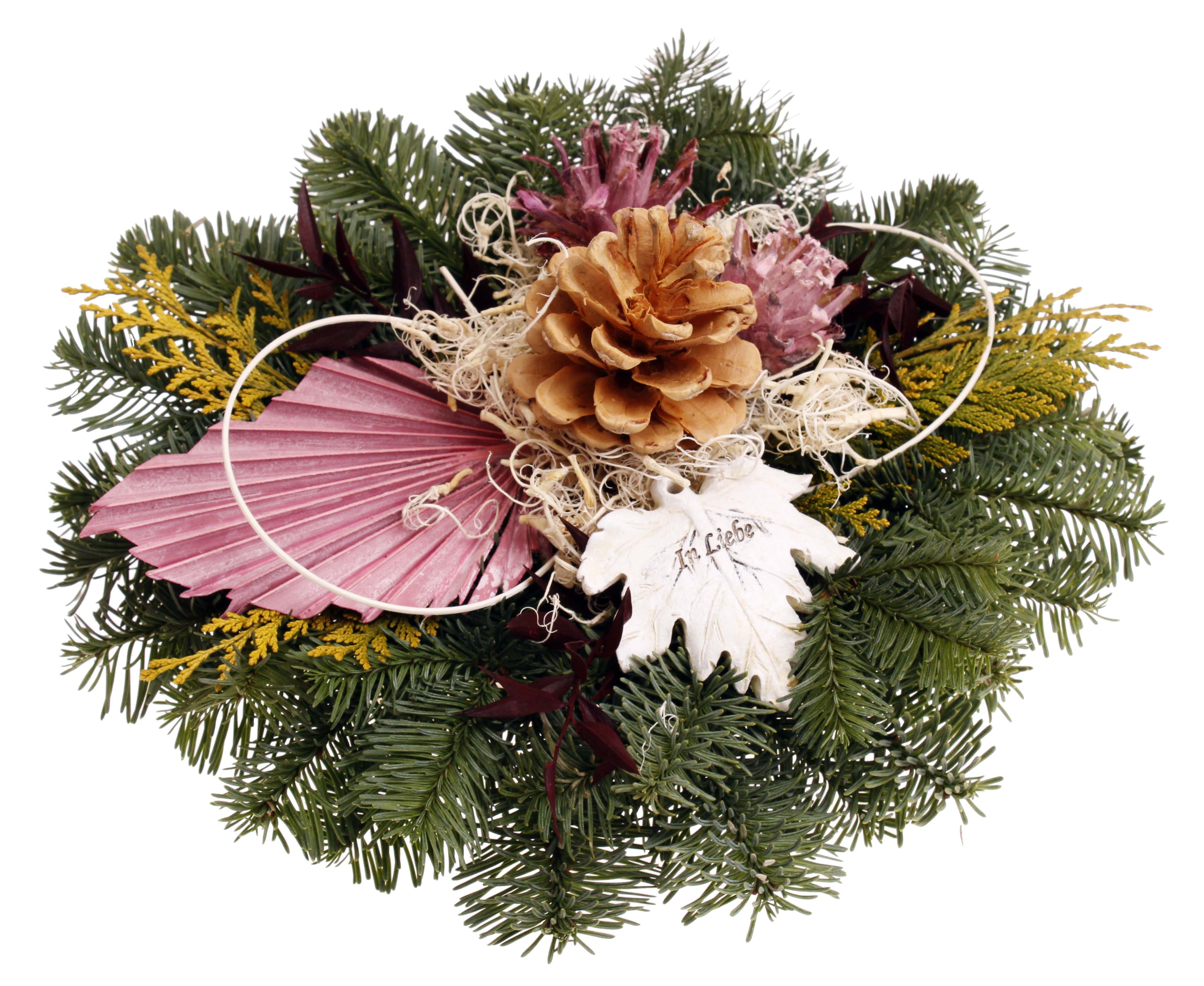 CreaFlor Home Dekokranz Grabschmuck, Handarbeit, Natur, günstig online kaufen