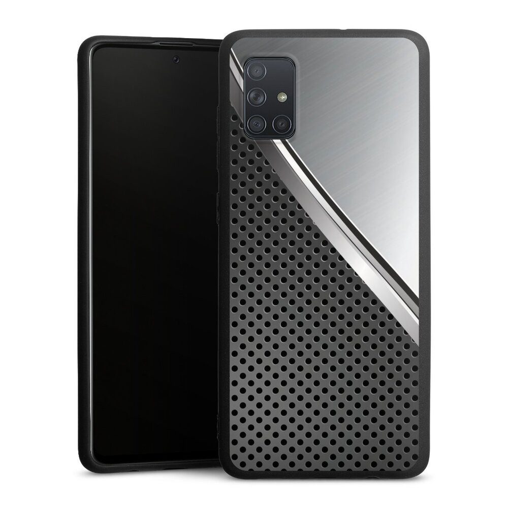Handyhülle Carbon Stahl Metall Duo Metal Surface