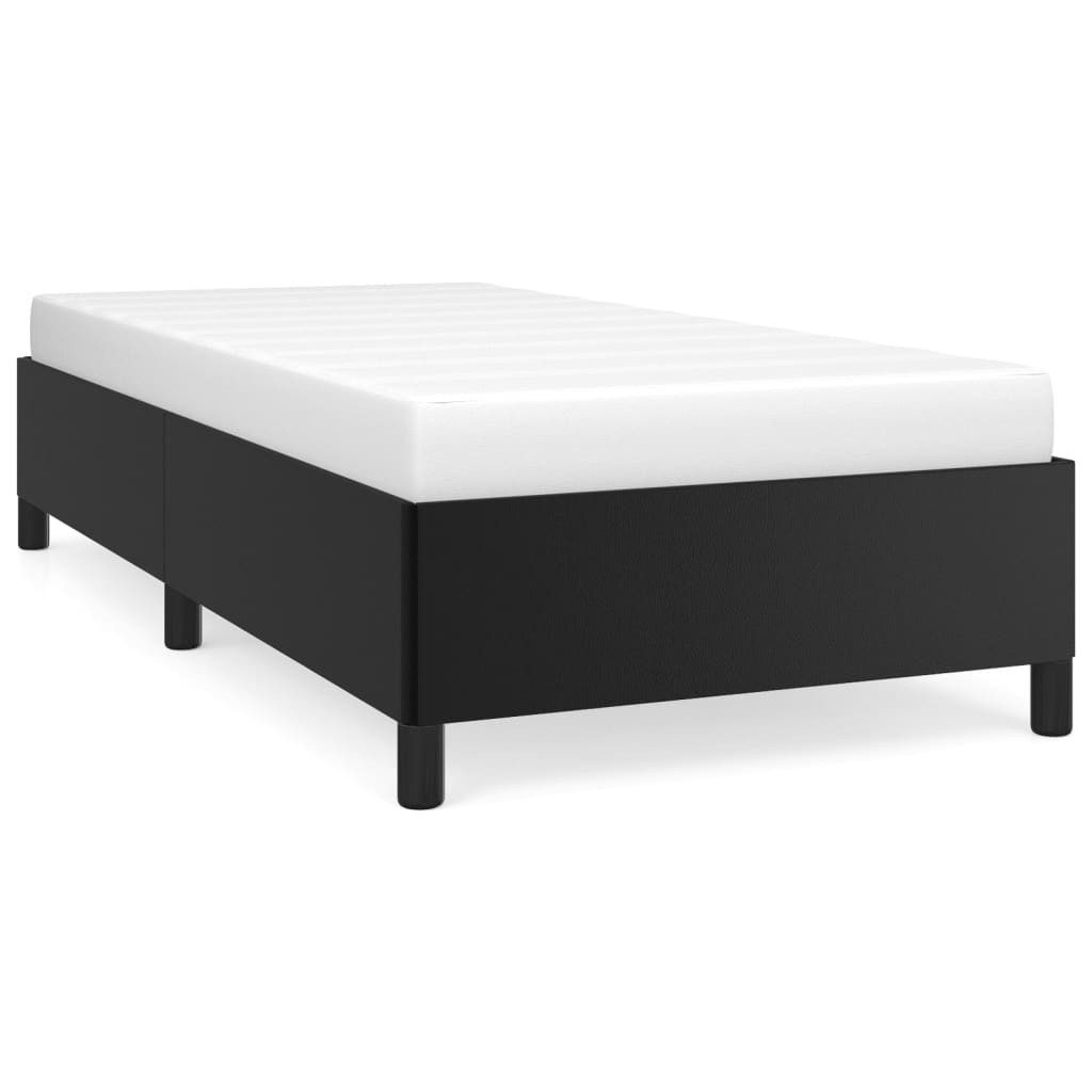 furnicato Bettgestell Schwarz 90x200 cm Kunstleder günstig online kaufen